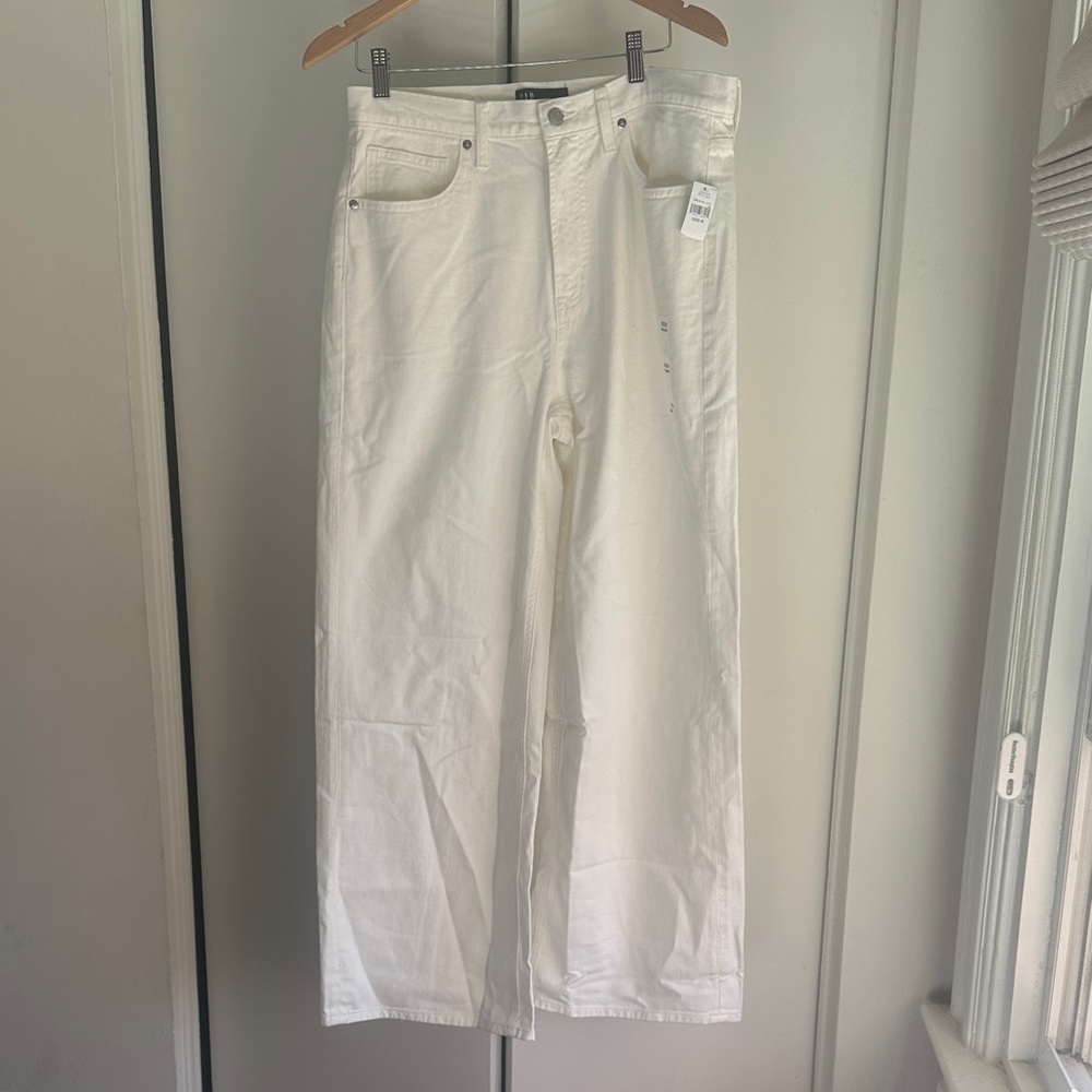 Gap Factory: White Wide-Leg Jeans NWT